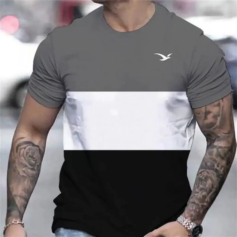 Camiseta de hombre con impresión 3D de ropa deportiva